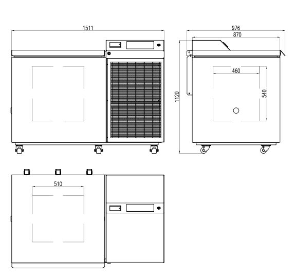 -164℃低温冷冻冰箱超深和实验室freezerDW-ZW128