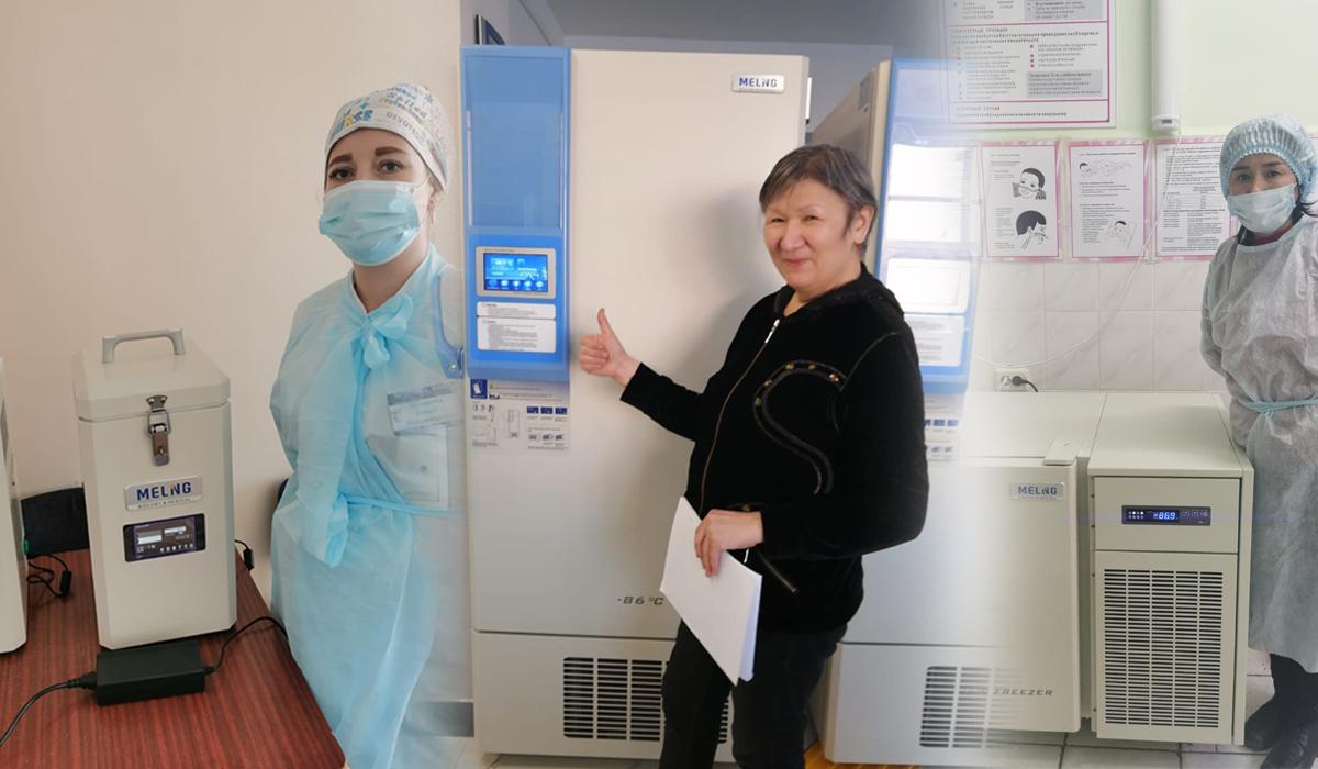 宋美龄医院生物医学促进27 + 1在哈萨克斯坦疫苗疫苗中心存储